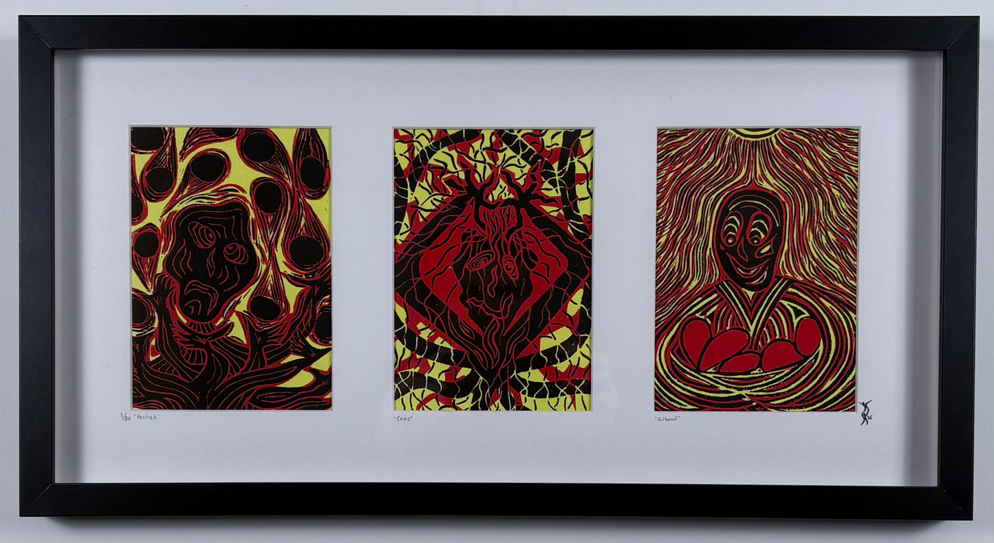 drieluik "Omarm dat waar je echt gelukkig van wordt"