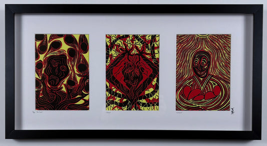 drieluik "Omarm dat waar je echt gelukkig van wordt"