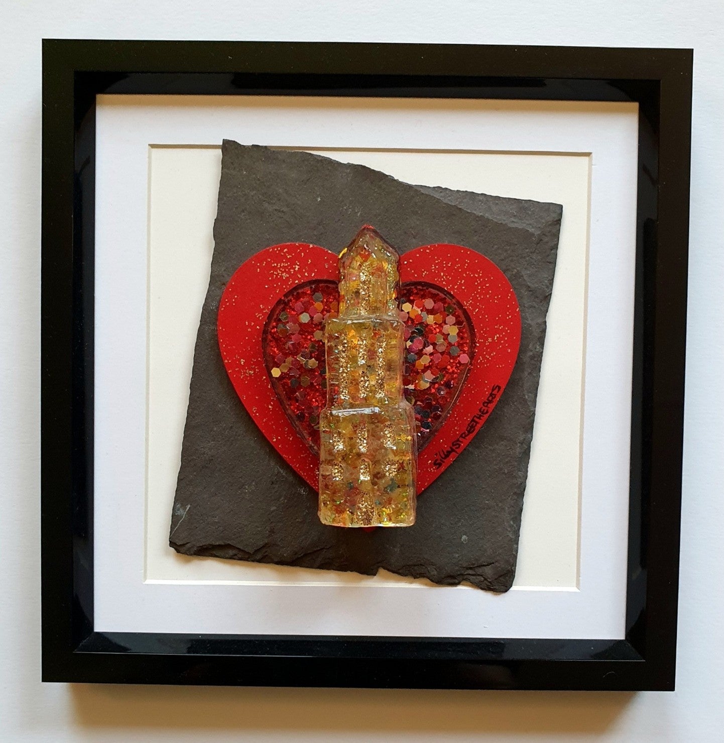 Utreg Me Stadsie, met een origineel stukje Domtoren